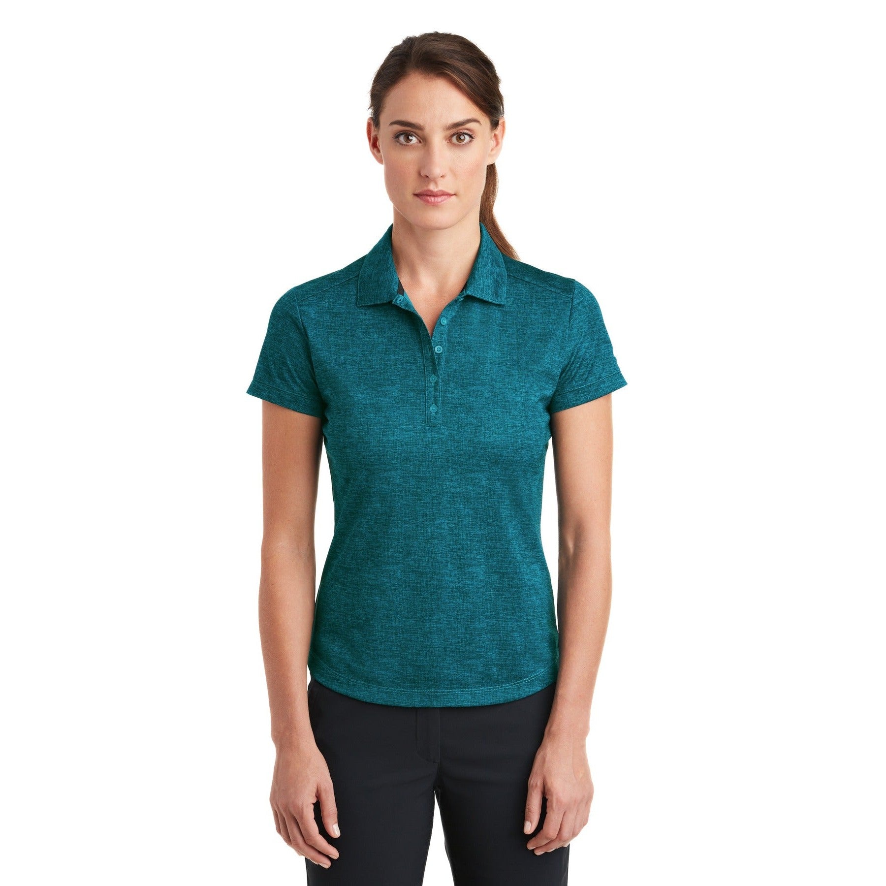 Nike-Nike Women's Dri-FIT Crosshatch Polo. 838961-MedTech-2